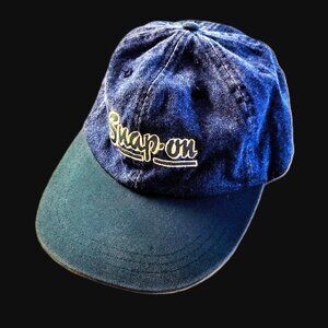 Snap-on Tools 75th Anniversary Embroider Denim Ball Cap (Swingster) NEW VINTAGE!